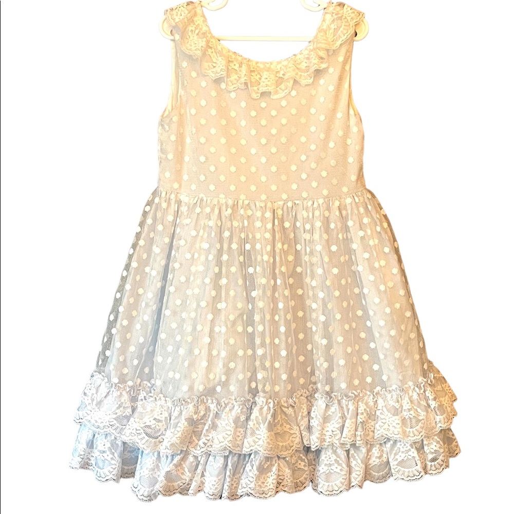 Light Blue Dress Girls Sz 8 Pettigirl